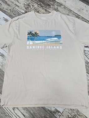 EMI Sportswear Sanibel Island Tarpon Bay Graphic Men's T-Shirt Size XL
